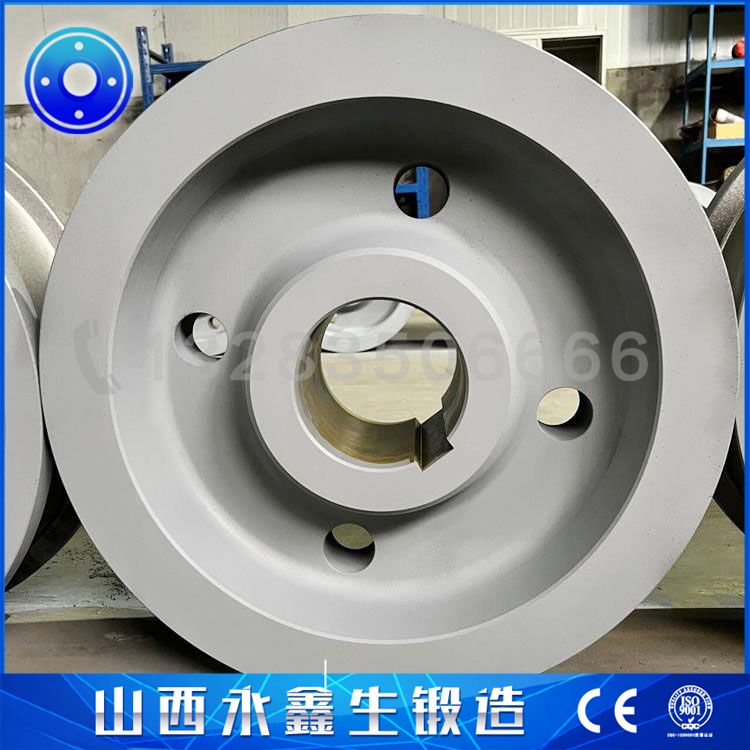 搖臂式堆料機車輪鍛件